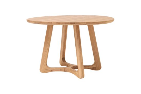Elegantný okrúhly stôl z dubového masívu, ktorý spája prírodnú krásu, moderný design a poctivé remeslo. Vďaka pevným tvarovaným nohám a kvalitnému olejovému ošetreniu sa stane stredobodom každej jedálne, obývačky či pracovne.