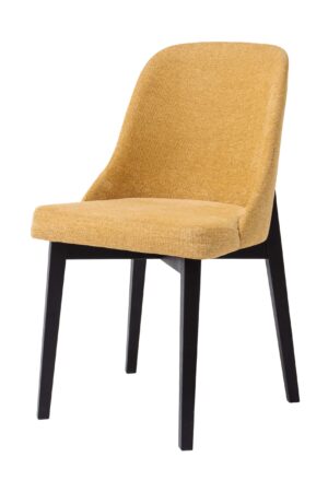Jedálenská stolička Grase v horčicovo žltom prevedení vnáša do interiéru sviežosť a modernú eleganciu. Vďaka mäkkému čalúneniu a ergonomicky tvarovanému operadlu poskytuje maximálny komfort pri každom sedení. Ideálna voľba pre jedáleň, pracovňu aj štýlové posedenie.