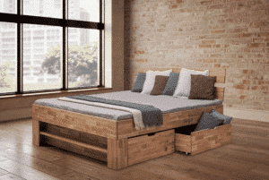 Masivní postel Sofi Kubus