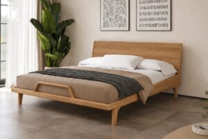 Posteľ z masívu 180 × 200 Nordica dekor dub