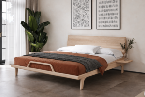 Posteľ z masívu 180 x 200 Nordica natural